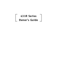 431R Series Owner`s Guide