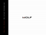 Wolf DUAL FUEL RANGES Operating instructions
