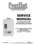 Bradford White BRADFORD WHITE EVERHOT TG-237I-N(X)A Service manual