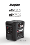 Energizer EZV2800 User guide