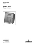 Emerson 755A Instruction manual