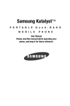 Samsung SGH-T739 User manual