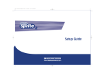 Dedicated Micros Digital Sprite Lite Setup guide