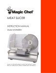 Magic Chef MCSFS200SV Instruction manual