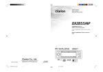 Clarion DXZ855MP Owner`s manual