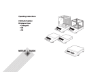 Mettler Toledo GA42 Operating instructions