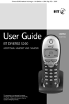 BT Diverse 5200 User guide