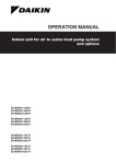 Daikin EKHBRD014AAV1 Installation manual