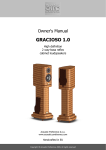 Acoustic Preference GRACIOSO 1.0 Owner`s manual