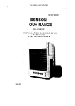 BENSON HEATING LTD CVO 100 Technical data