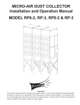MICRO-AIR RP8 Specifications