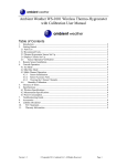 Ambient Weather WS -1173A User manual