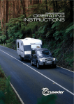 Crusader Caravans D-Lite Operating instructions