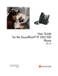 Comm Partners connect Polycom 330 User guide