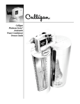 Culligan Platinum Series Specifications