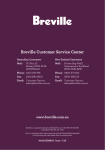 Breville Customer Service Center