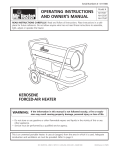 Mr. Heater MH75KT Operating instructions