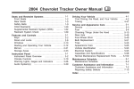 Chevrolet 2004  Tracker Specifications