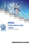 MSI FM2-A85XA-G65 series User`s manual