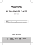 BDP 584B User manual