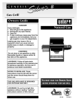Weber Genesis Silver-B Permamount NG 051701 Owner`s manual