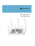 Motorola AP-7131 - Wireless Access Point Specifications