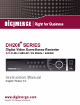 Digimerge DH200 Operating instructions