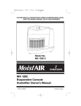 Emerson MA1200-1 Owner`s manual