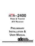 Ada HTR-2400 User manual