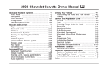 Chevrolet 2008 Corvette Specifications