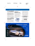 Mazda 2004 Miata MX-5 Owner`s manual