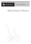 Burley Bicycle Instruction manual