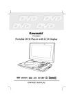 Macrovision Corporation Dual Screen Portable DVD Player Owner`s manual