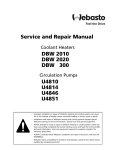 Webasto DBW 46 Repair manual