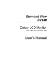 Mitsubishi DV180 User`s manual