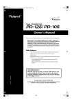 Roland TD-8 Owner`s manual