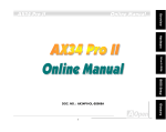 AOpen AX34 Pro II Specifications