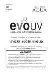 Evolution EVO-50 Instruction manual
