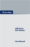 ActionTec UD800TP User manual