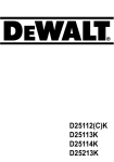 DeWalt D25213K Technical data