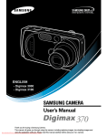 Samsung DIGIMAX 370 Specifications