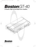 Boston GT-40 Specifications