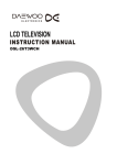Daewoo LCD TV Specifications