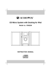 Audiovox CD6229i Instruction manual