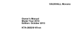 Vauxhall KTA-2683/6-VX-en Owner`s manual