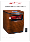 CONCEPT R-2 Indoor Infrared Heater