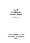 Casio IT-9000 Series Hardware manual