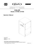 Cornelius CH1500-CH7500 Operator`s manual