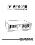 YORKVILLE AP6040 Owner`s manual