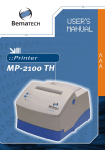 Epson MP-2100 TH User`s manual